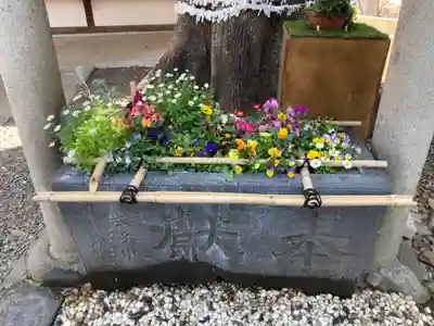 上目黒氷川神社の手水舎