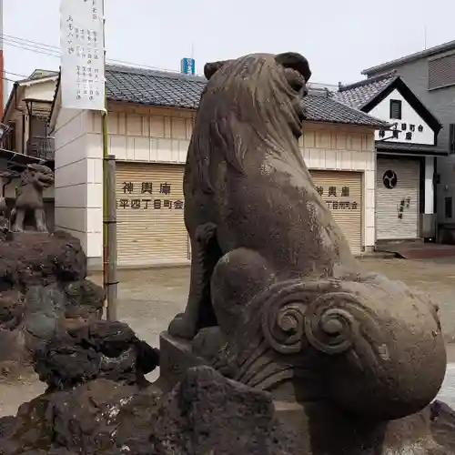 押上天祖神社の狛犬