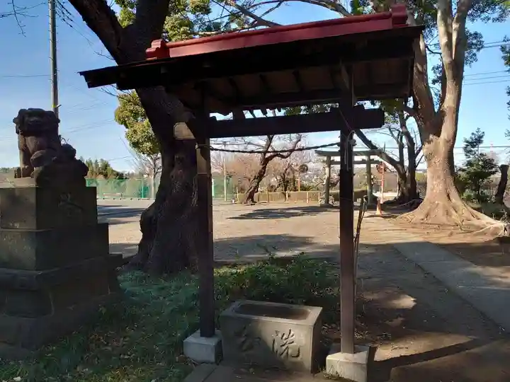 大熊杉山神社の手水舎