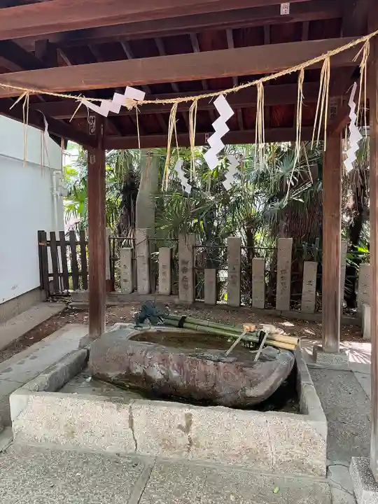 安居神社の手水舎