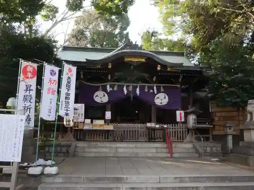 中目黒八幡神社の本殿・本堂