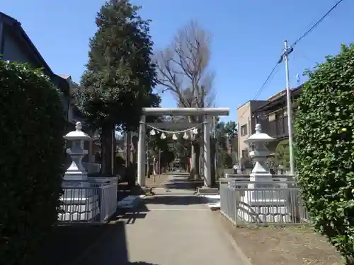 神明大神宮の鳥居