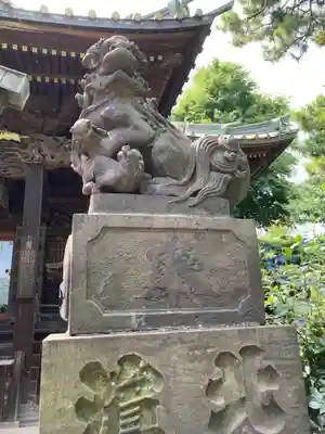 荏原神社の狛犬
