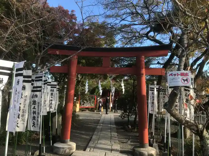 旗上弁財天社の鳥居