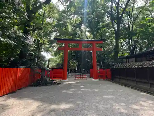 河合神社（鴨川合坐小社宅神社）の鳥居