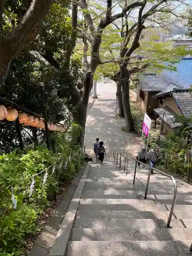 検見川神社の景色