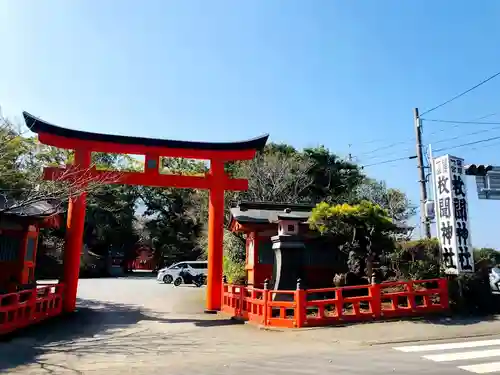 枚聞神社の鳥居