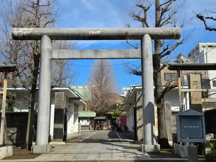 深川神明宮の鳥居