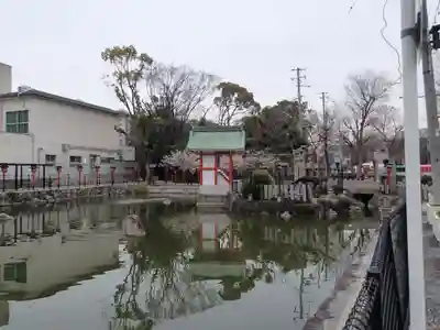杭全神社の周辺