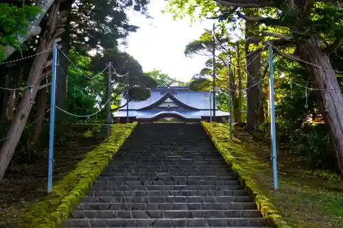 尻岸内八幡神社の景色