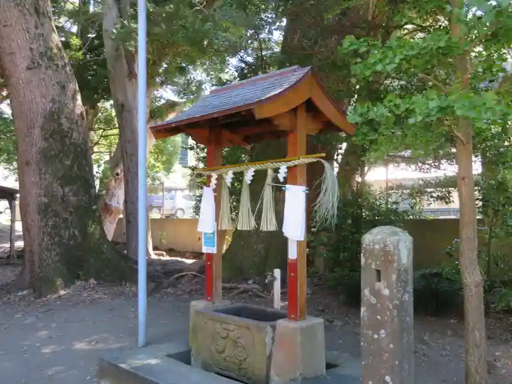 部田神社の手水舎