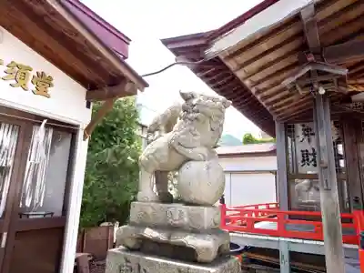 函館厳島神社の狛犬