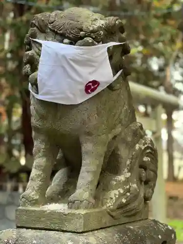 桃園神社の狛犬