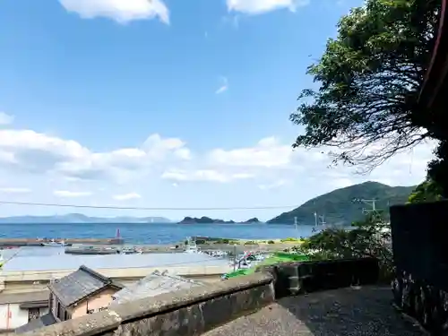 鶴御崎神社の景色