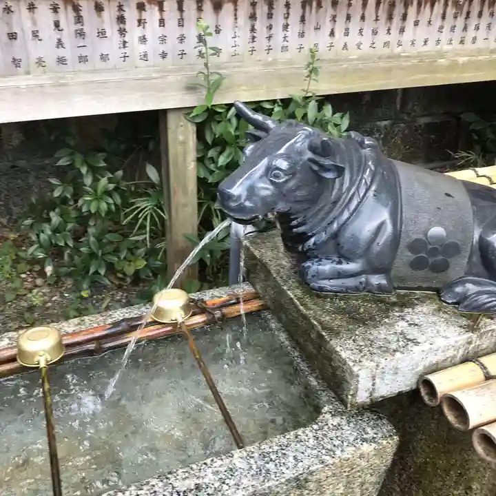 菅原院天満宮神社の手水舎