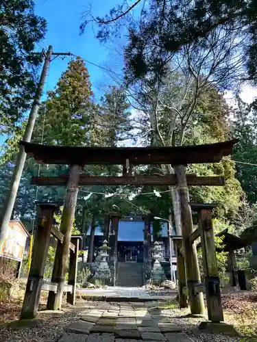 山家神社の鳥居