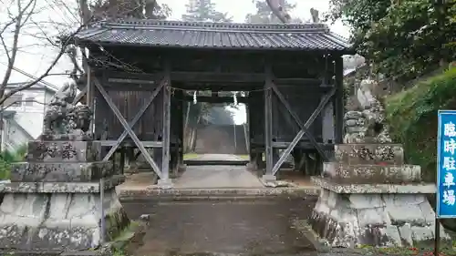 高野神社の山門・神門