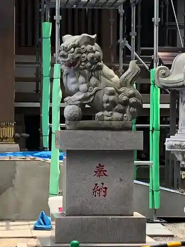 神鳥前川神社の狛犬