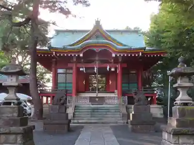 馬込八幡神社の本殿・本堂