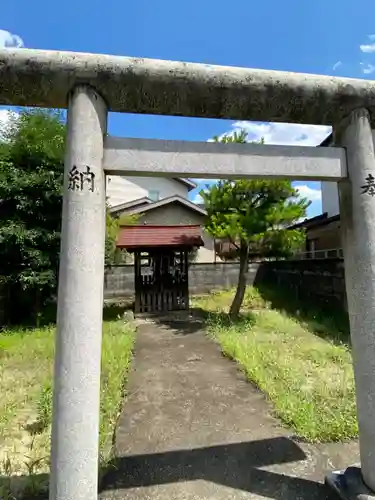 粟辻神社の鳥居