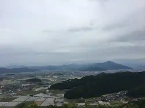 御床岳社の景色