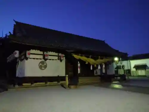 阿智神社の本殿・本堂