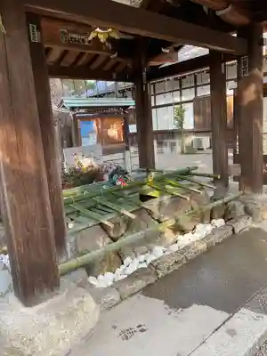 建部大社の手水舎