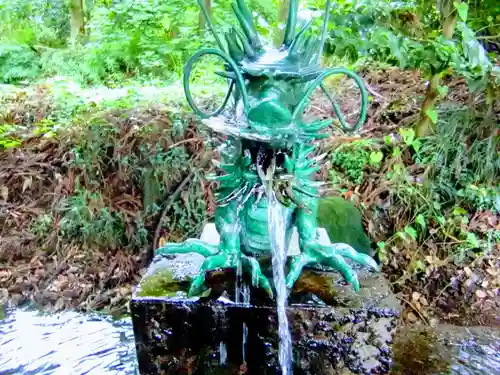 那須神社の手水舎