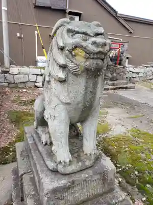櫟原神社の狛犬