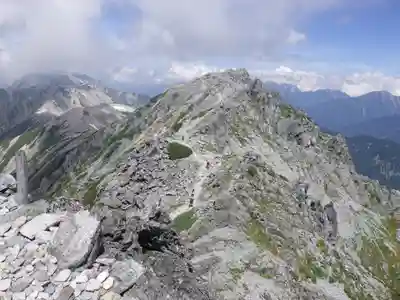 雄山神社峰本社の景色