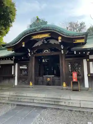 白金氷川神社の本殿・本堂
