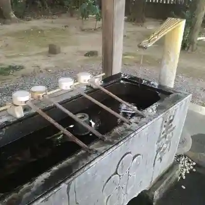 朝日森天満宮の手水舎