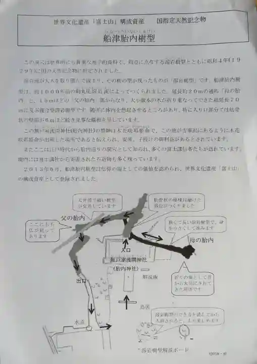 無戸室浅間神社(船津胎内神社)の授与品その他