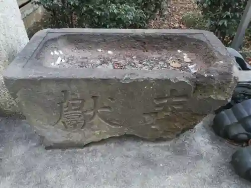 大井氷川神社の手水舎