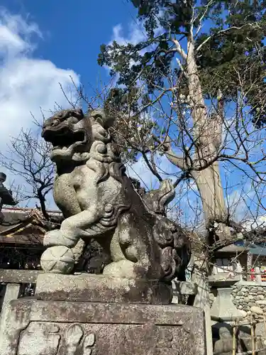 矢奈比賣神社（見付天神）の狛犬