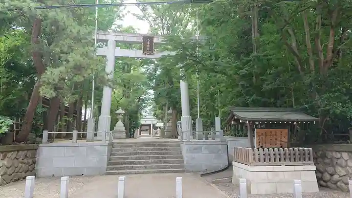 荻窪八幡神社の鳥居