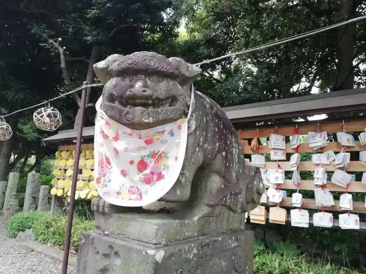 菊田神社の狛犬