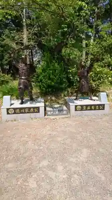 元城町東照宮の像