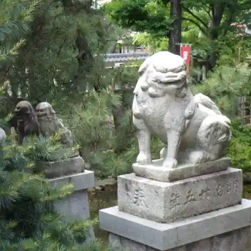 魚津神社の狛犬