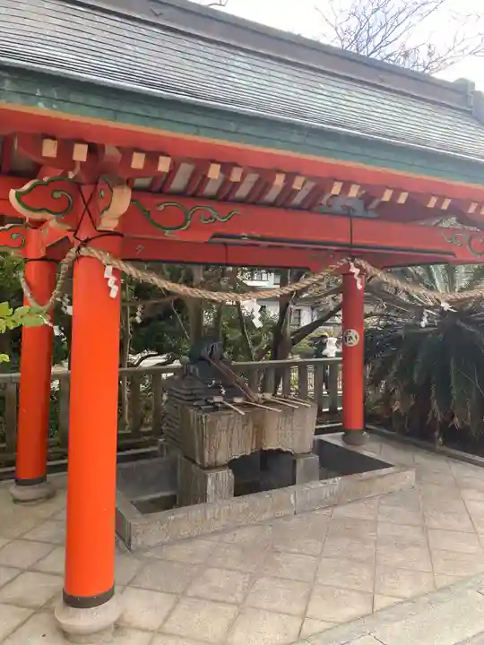 淡嶋神社の手水舎