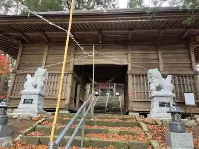 箟峯寺の狛犬