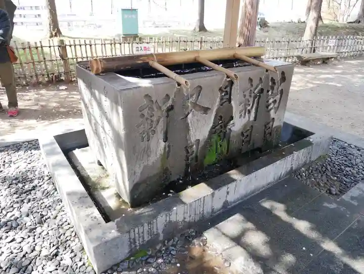 眞田神社の手水舎