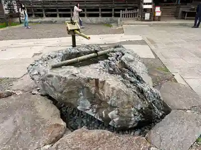 中尊寺の手水舎