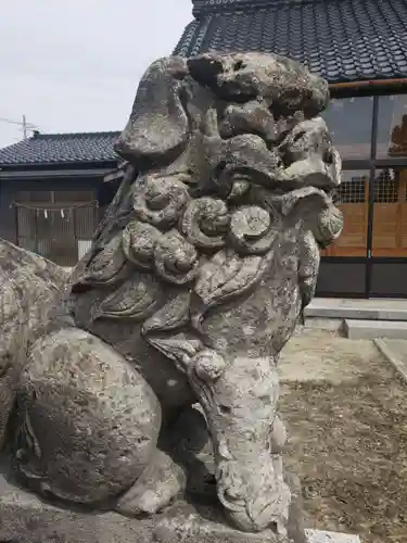 島八幡社の狛犬