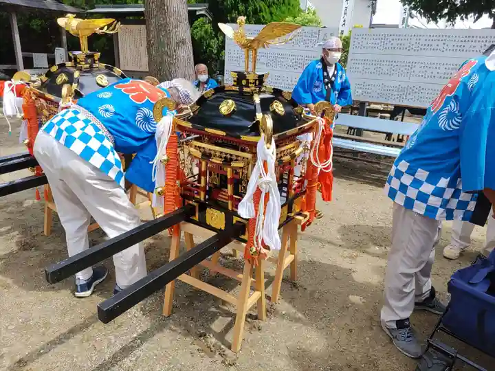 宇須井原神社のお祭り