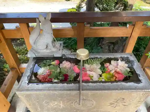 天明稲荷神社の手水