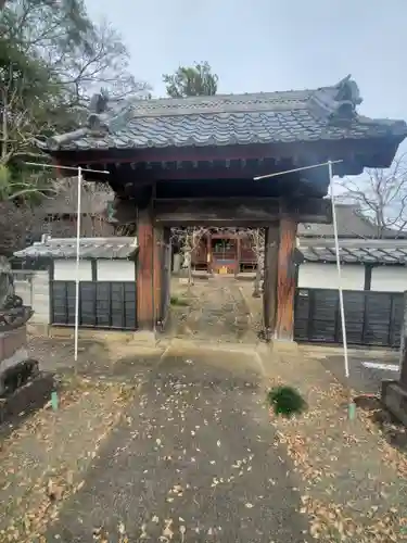 長慶寺の山門