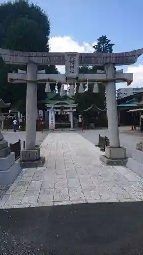 川越八幡宮の鳥居