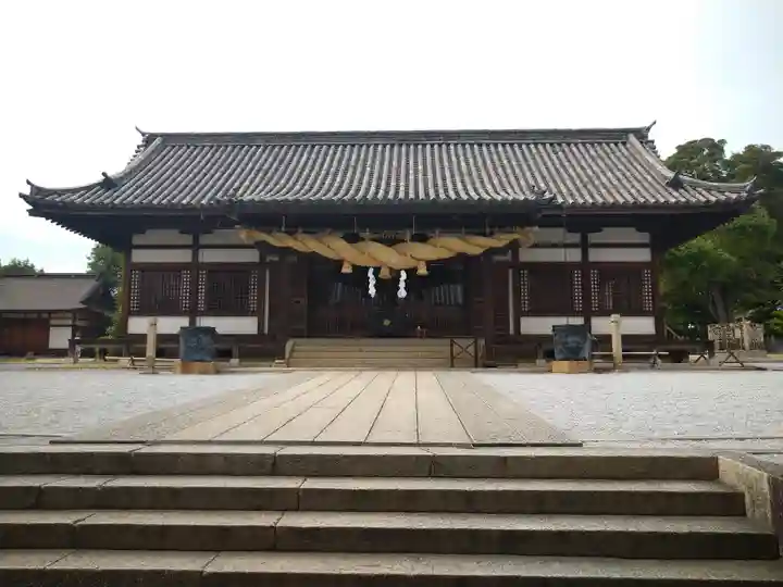 阿智神社の本殿・本堂