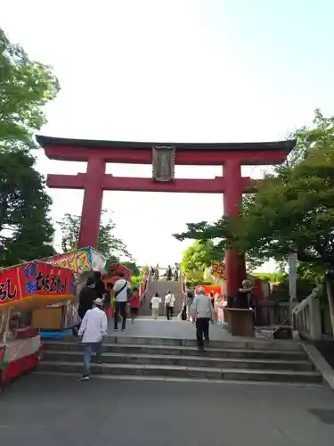 亀戸天神社の鳥居
